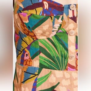 FARM RIO - Sand Painted Toucans Mini Dress
